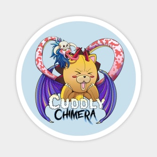 Vintage anime kawaii cuddly chimera Magnet